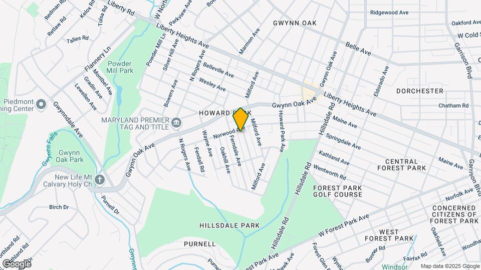 3220 Brightwood Ave Mapa y Detalles de la Ubicación