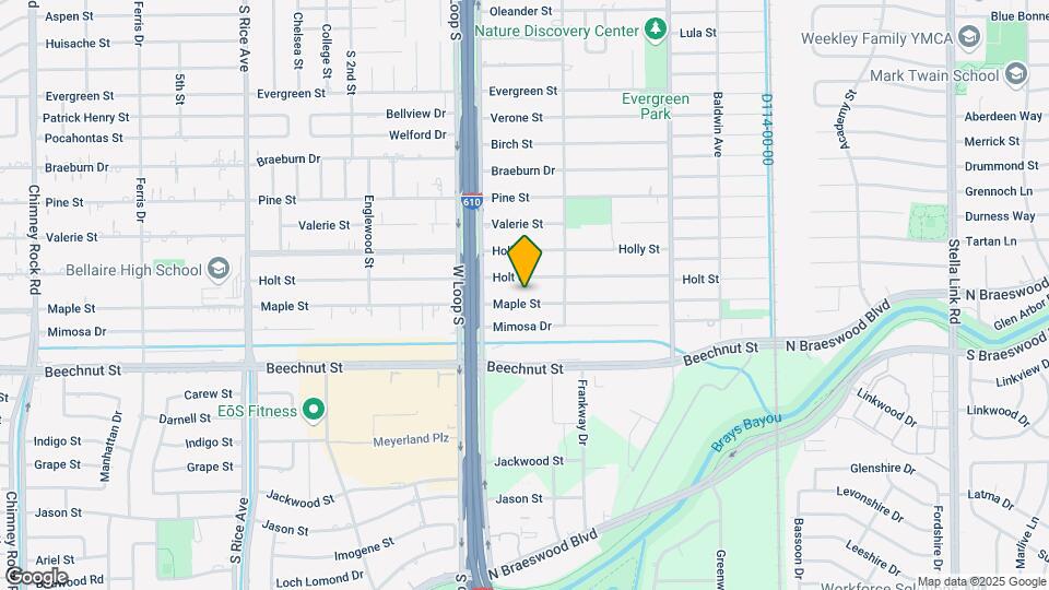 4614 Maple St Map and Location Details