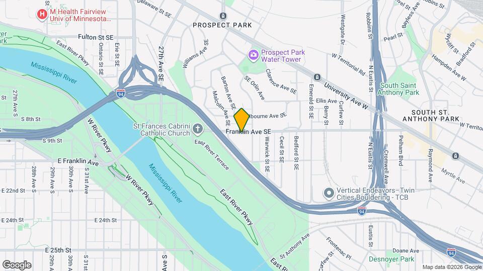 1826 Franklin Ave SE Mapa y Detalles de la Ubicación