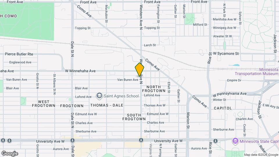 693 Western Ave N, Unit Western Avenue Duplex Map and Location Details