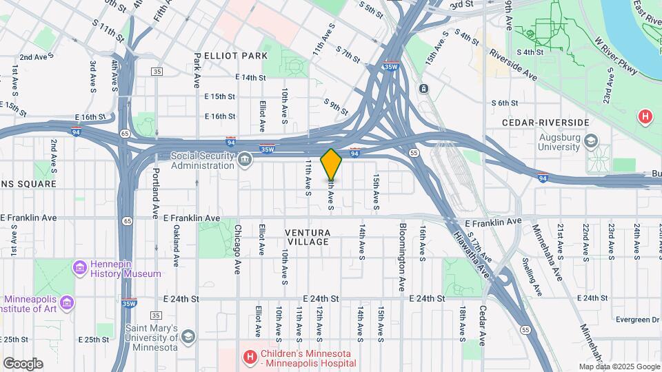 1829 13th Ave S Map and Location Details