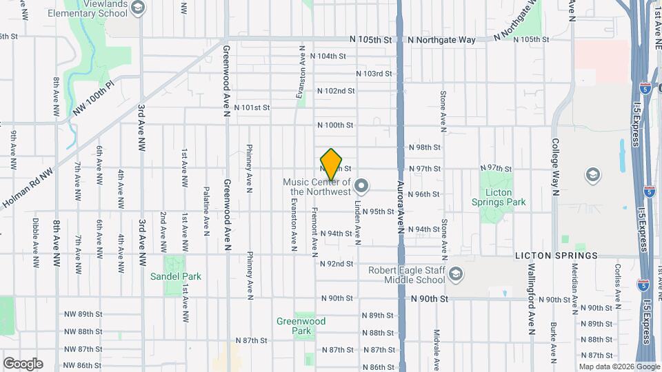 716 N 96th St Map and Location Details