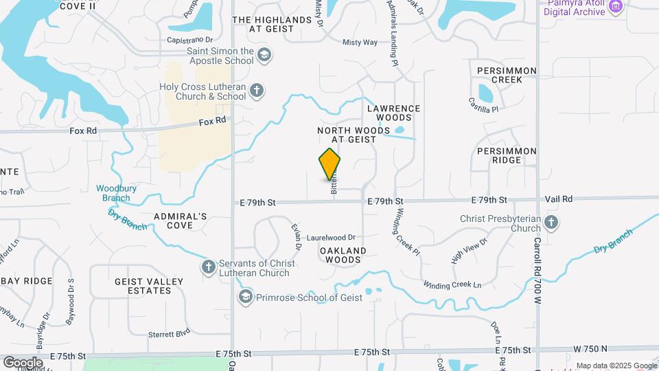 7918 Bitternut Dr Map and Location Details