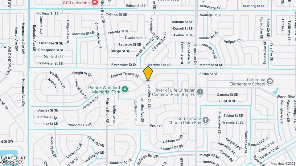 601 7 Gables Cir SE Map and Location Details
