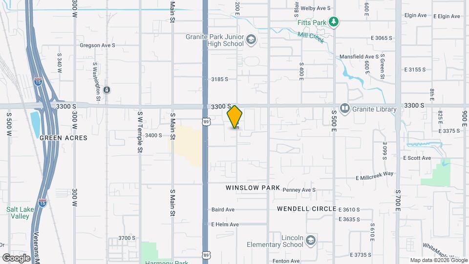 3372-3378 S 200 E Map and Location Details