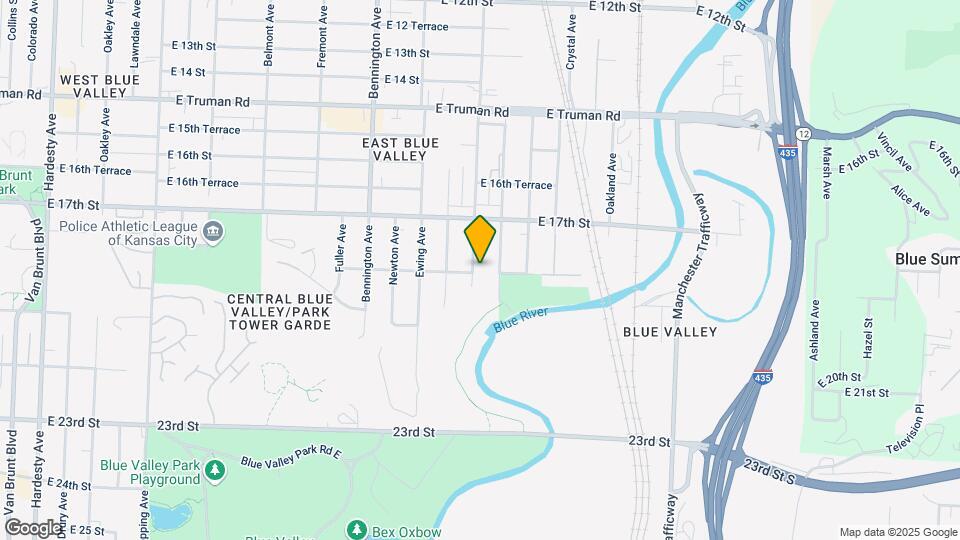 1743 Winchester Ave Map and Location Details