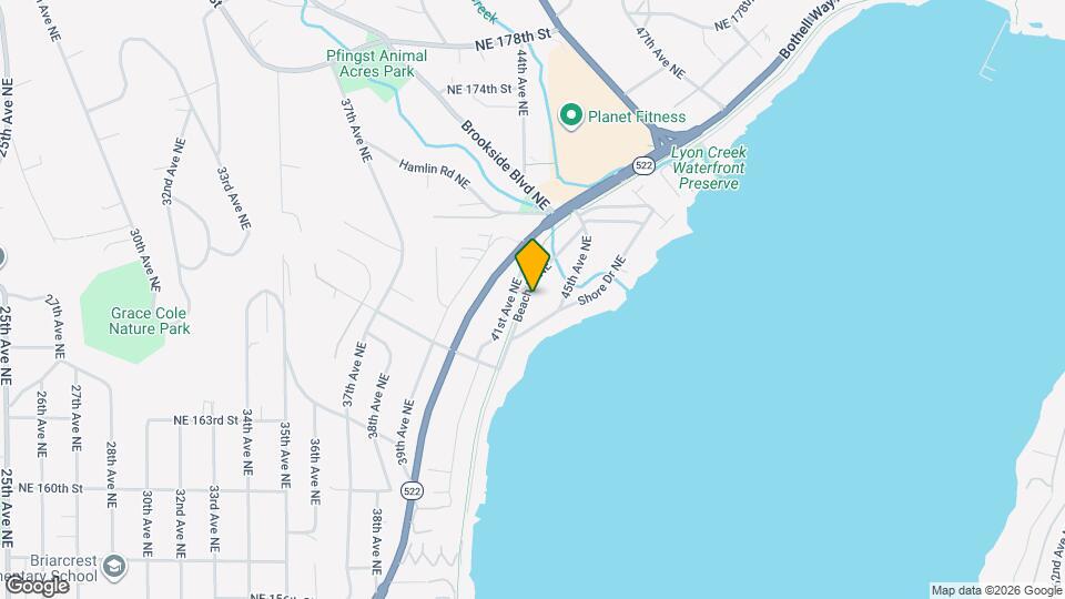 16532 Beach Dr NE Map and Location Details