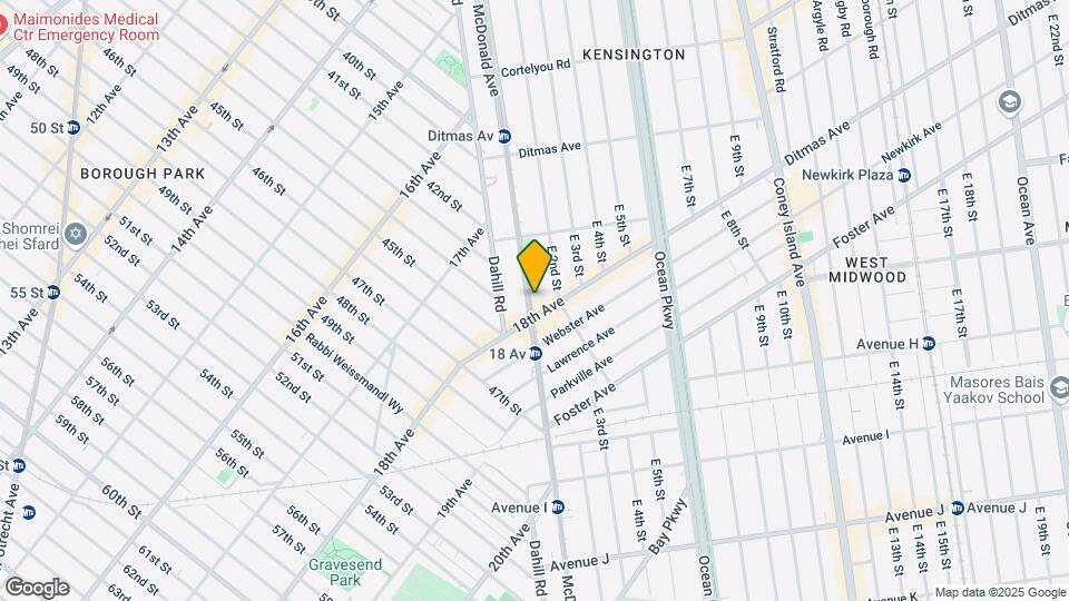 933 Mcdonald Ave Mapa y Detalles de la Ubicación