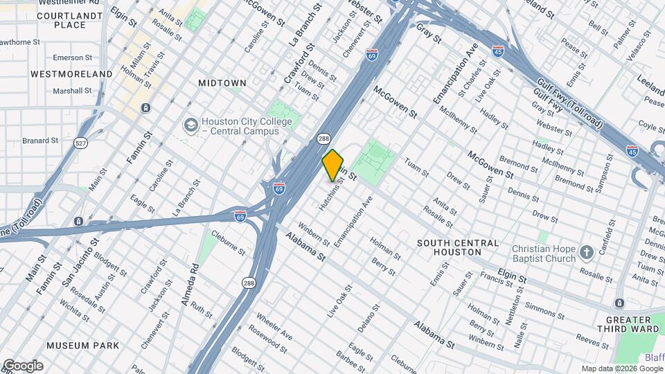 3314 Hutchins St Map and Location Details