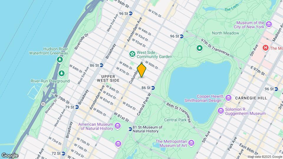 43 W 87th St Mapa y Detalles de la Ubicación
