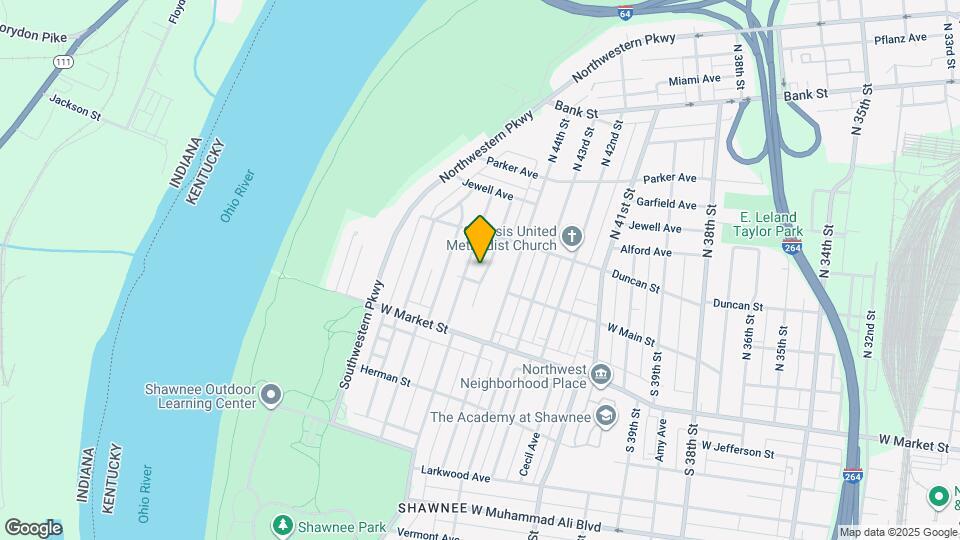 104 N 45th St Map and Location Details