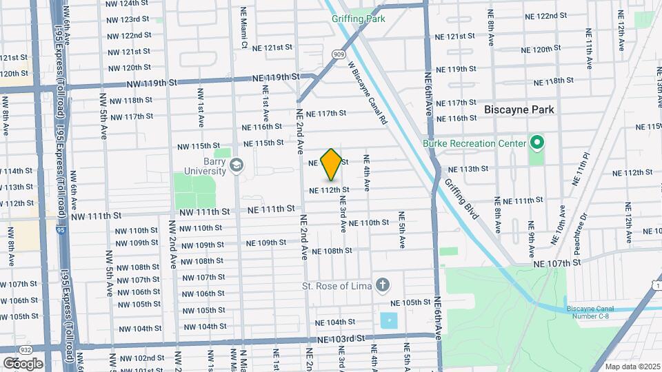 281 NE 112th St Mapa y Detalles de la Ubicación
