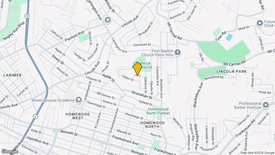 7220 Hilliards St Mapa y Detalles de la Ubicación