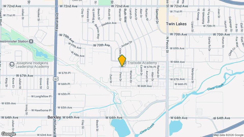 6768 Fern Dr Map and Location Details