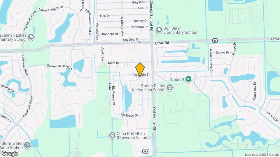 12607 Rio Brazos St Map and Location Details