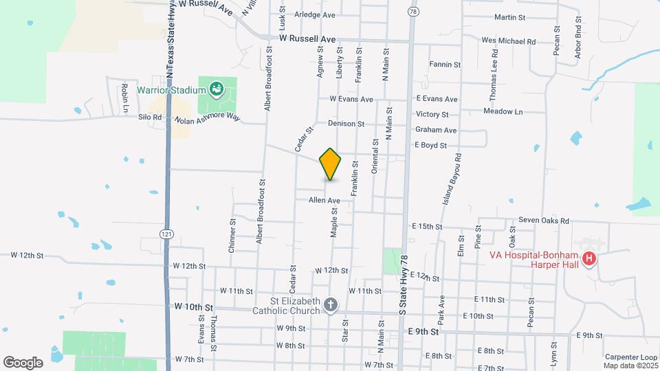 1516 Kennedy St Map and Location Details