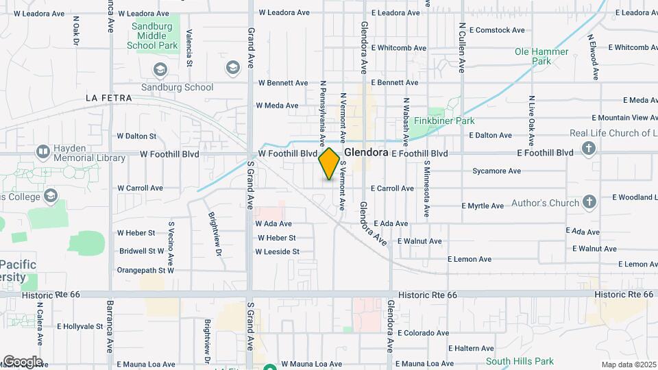 156 S Pennsylvania Ave Map and Location Details