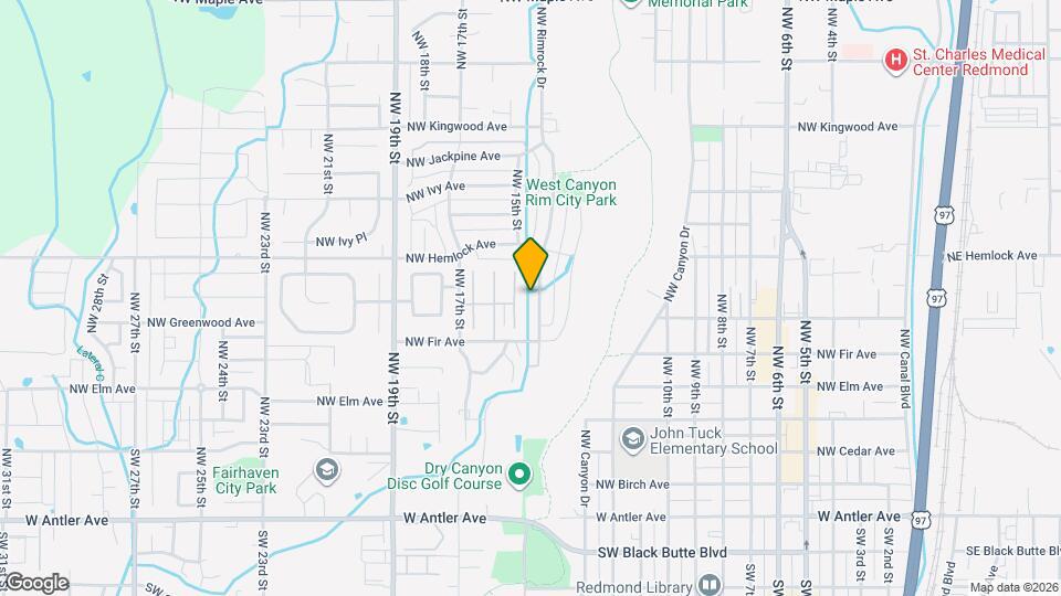 697 NW Rimrock Dr Map and Location Details