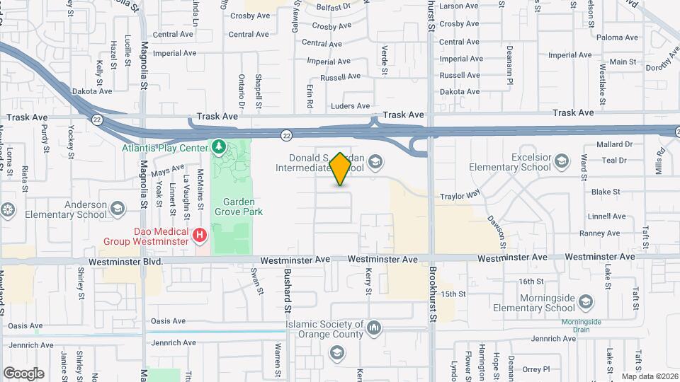 9685 Blake Ave Map and Location Details