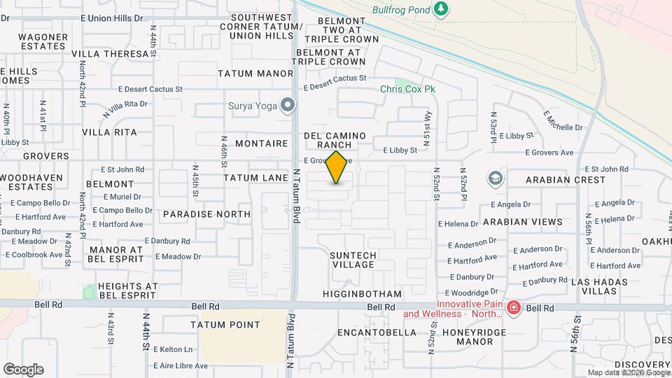 4858 E Shady Glen Ave Map and Location Details