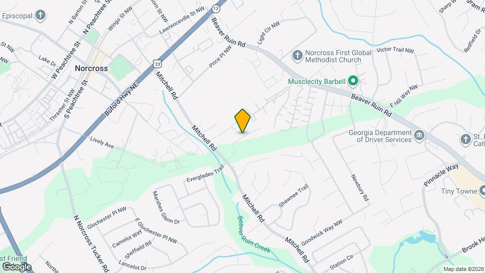 5569 Everglades Trail Map and Location Details