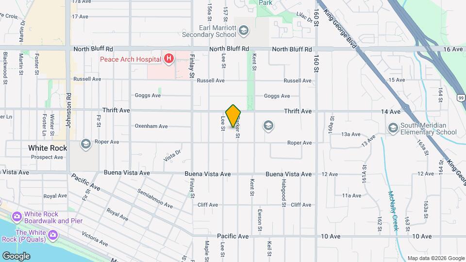 1341 Parker St Map and Location Details