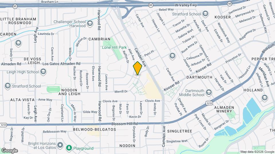 1657 Merrill Dr, Unit C Map and Location Details