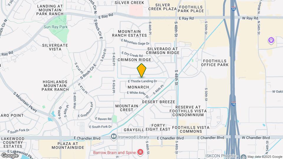 4536 E Thistle Landing Dr Map and Location Details