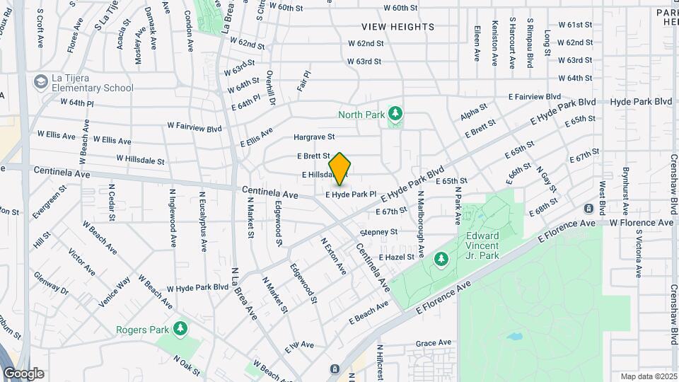 533 Hyde Park Pl Map and Location Details