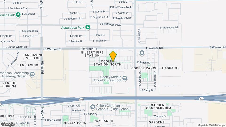 3816 E Leslie Dr Map and Location Details