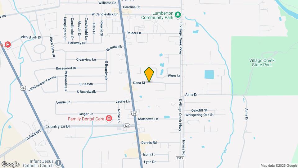 Dana Townhomes Map and Location Details