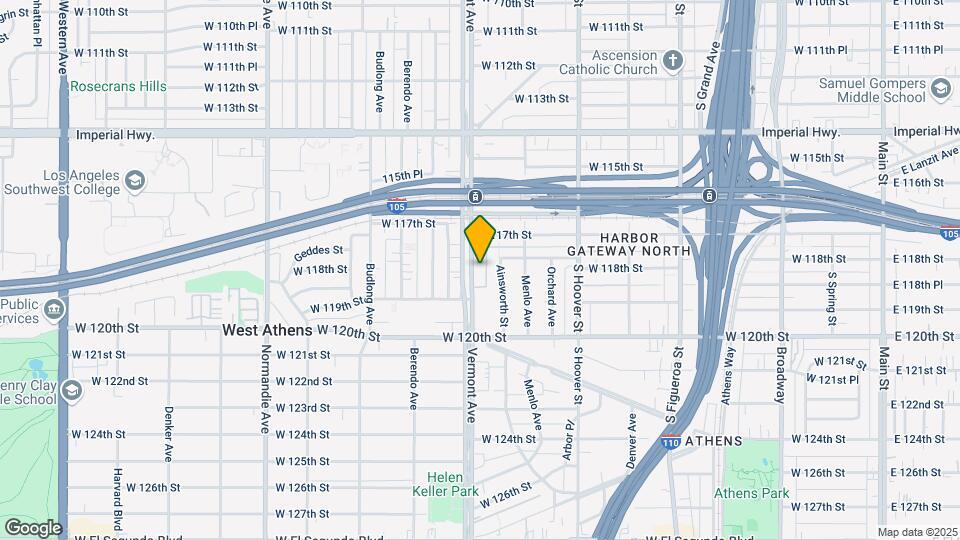 11742 S. Vermont Ave Map and Location Details