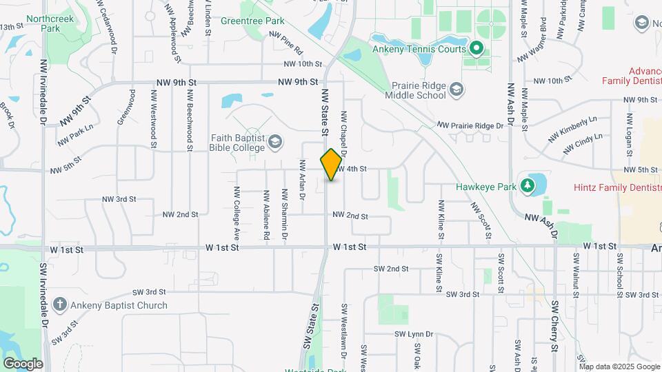 303 NW State St Map and Location Details