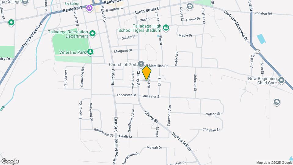 801 Walnut St Map and Location Details