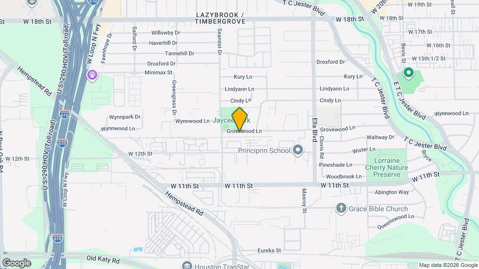 6727 Grovewood Ln Map and Location Details