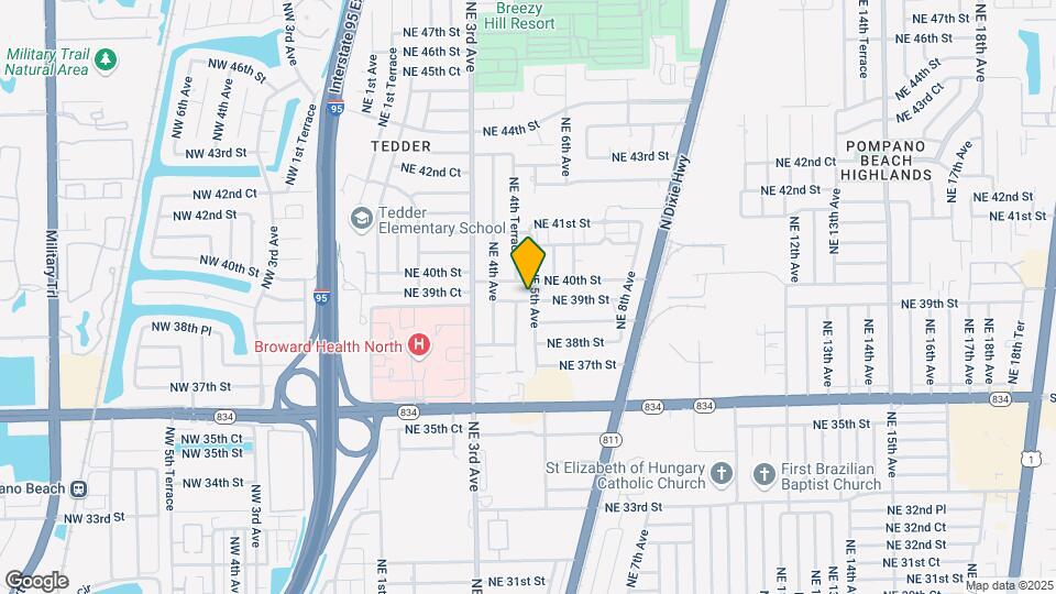 3901 NE 5th Ave Mapa y Detalles de la Ubicación