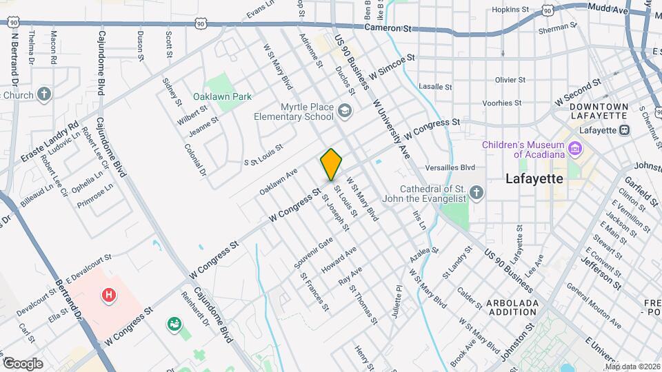 765 St Louis St Map and Location Details