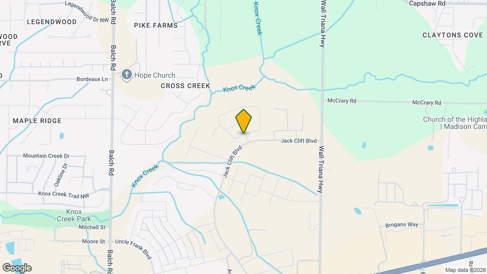 110 Clift Crk Dr Map and Location Details