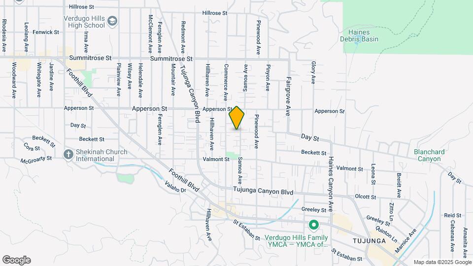 10165 Samoa Ave Map and Location Details