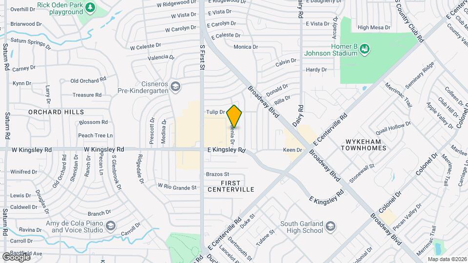 2930 Gardenia Dr Map and Location Details