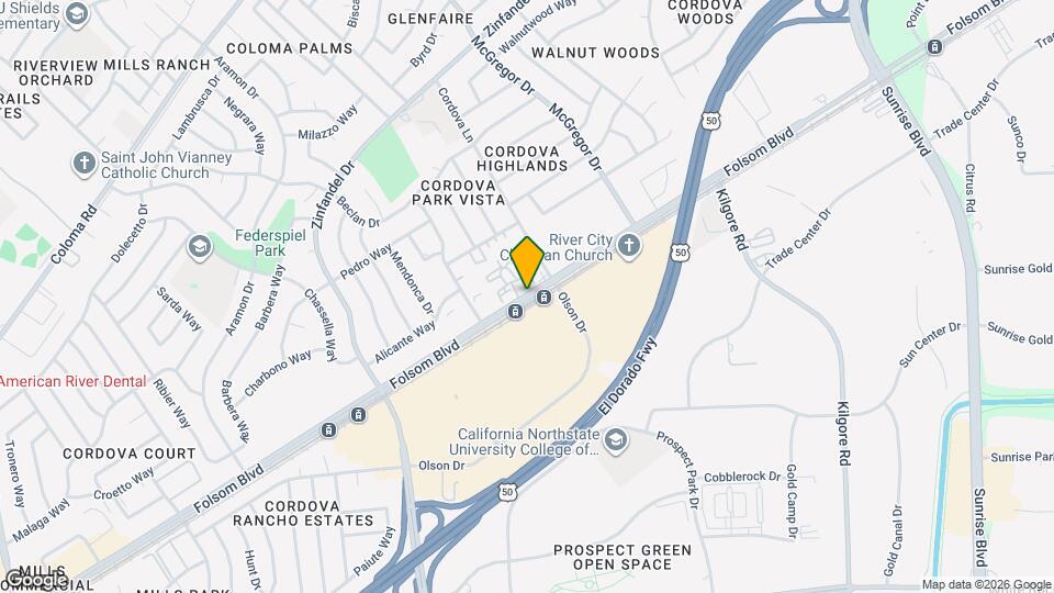 Zinfandel Ranch Apartments Map and Location Details