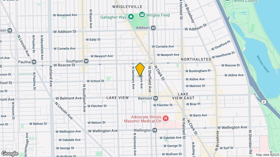 3300 N Kenmore Ave, Unit 1F Mapa y Detalles de la Ubicación