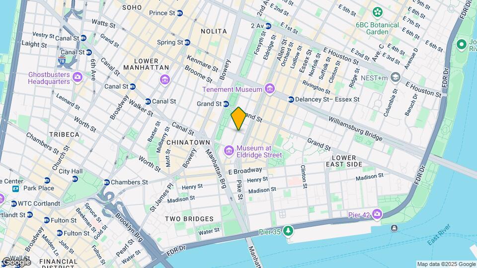 58 Eldridge St Map and Location Details