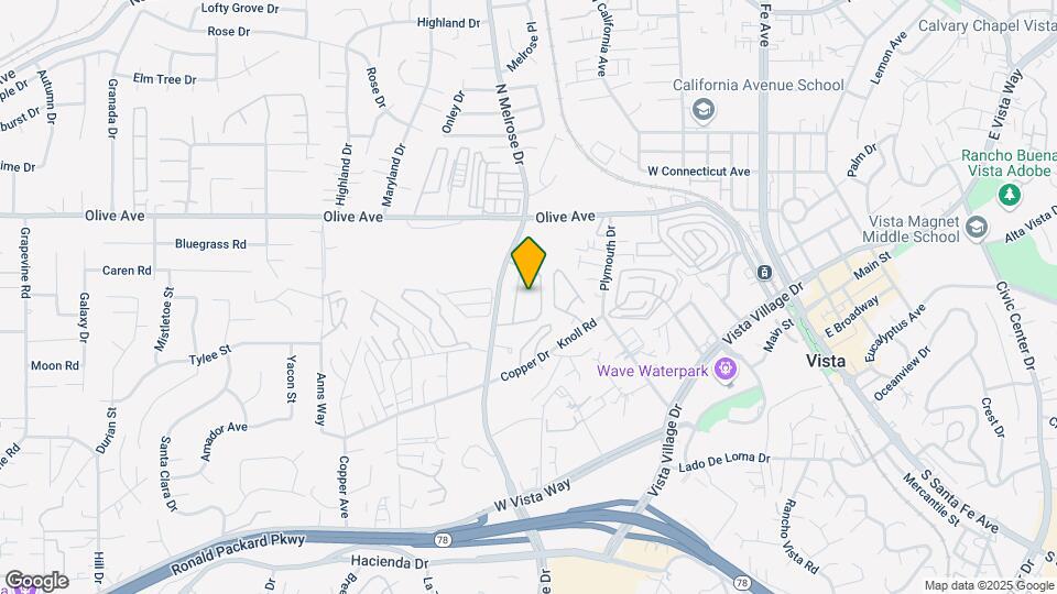 337 N Melrose Dr Map and Location Details