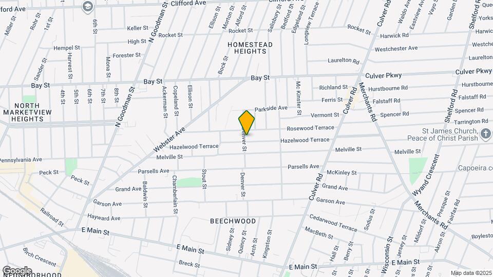 240 Hazelwood Terrace Map and Location Details