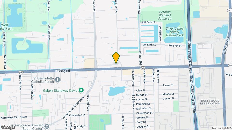 6107 Garden Ct Map and Location Details