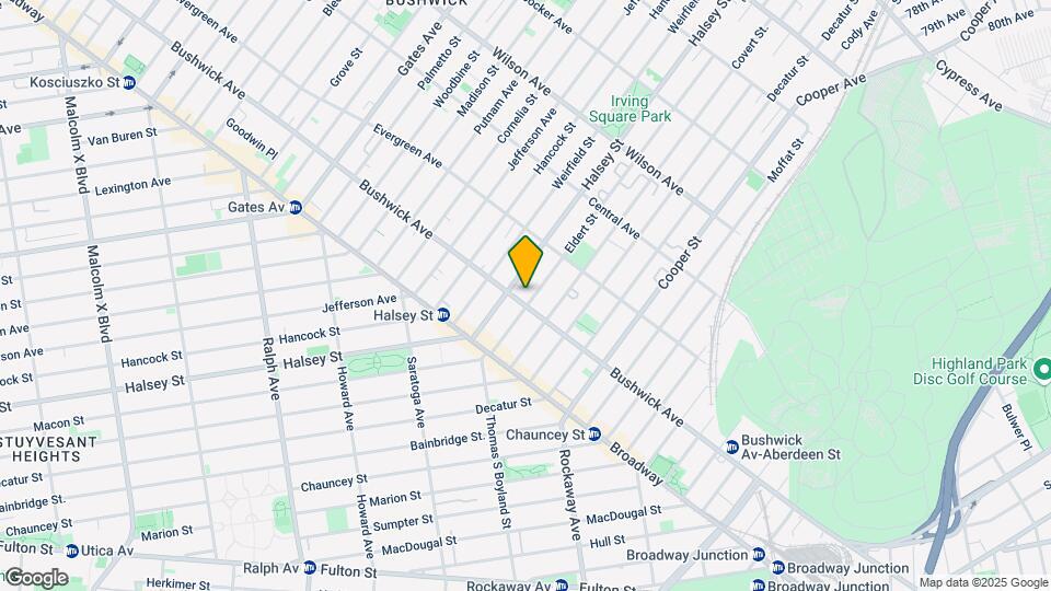 1283 Bushwick Ave Map and Location Details