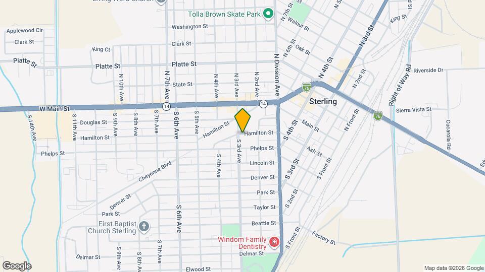 221 Hamilton St Map and Location Details