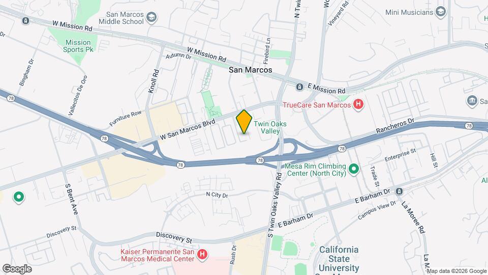 San Marcos Manor Apartments Mapa y Detalles de la Ubicación