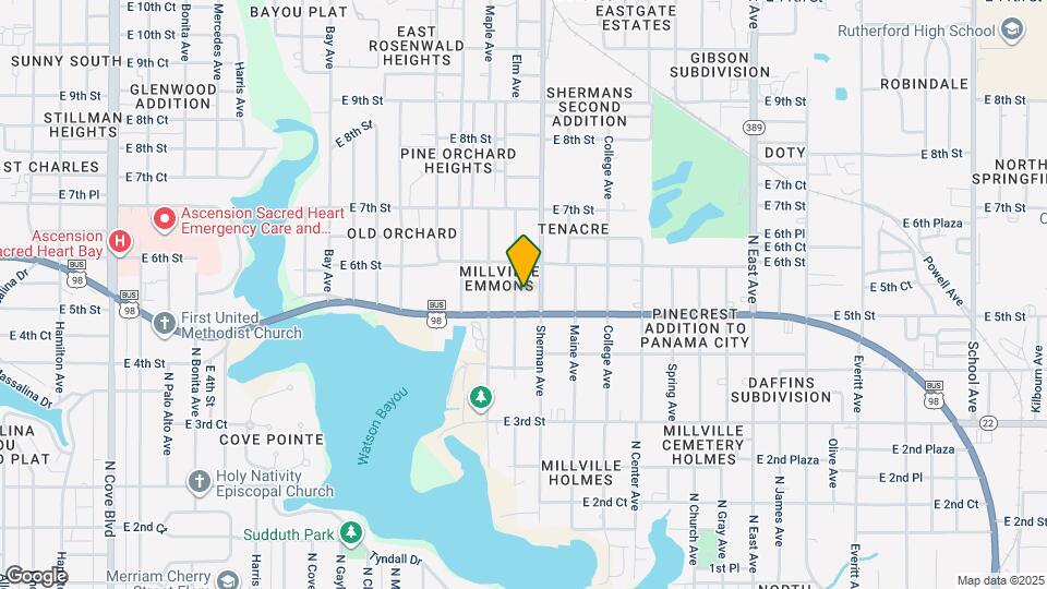 524 Elm Avenue, Unit Apt C Map and Location Details
